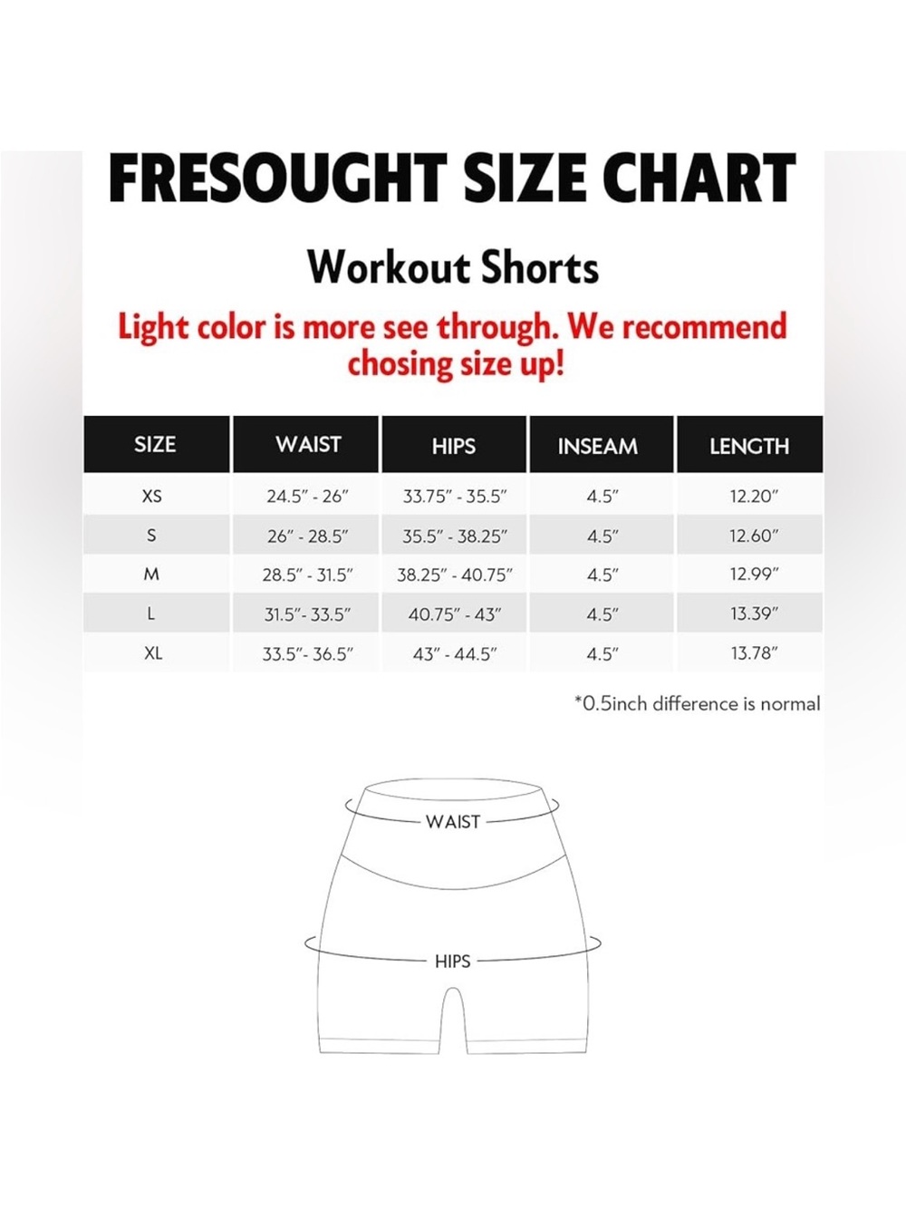 FRESOUGHT Workout Gym Butt Scrunch Tummy Control High Waisted Shorts Dark Grey - Picture 5 of 5